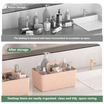 HI NINGER 2Pack portable Shower Caddy Basket,Multipurpose Caddy Organizer -Stackable Plastic Caddy with Handle for Bath Storage Organizer CaddyDorm Caddy Classroom Art Organizers, Dorm Room Essentials