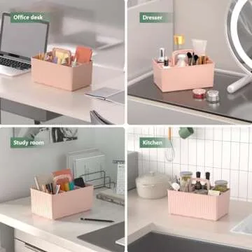 HI NINGER 2Pack portable Shower Caddy Basket,Multipurpose Caddy Organizer -Stackable Plastic Caddy with Handle for Bath Storage Organizer CaddyDorm Caddy Classroom Art Organizers, Dorm Room Essentials