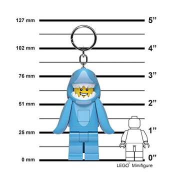 LEGO Minifigures Shark Suit Guy LED Keychain Light - 3 Inch Tall