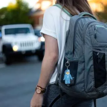 LEGO Shark Suit Guy Light Keychain - 3 Inch Mini Figure