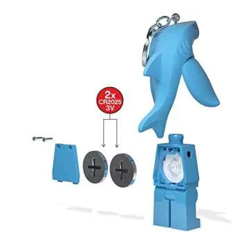 LEGO Shark Suit Guy Light Keychain - 3 Inch Mini Figure