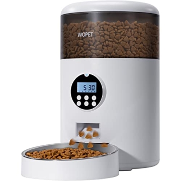 WOPET Automatic Cat Feeder for Timely Feedings