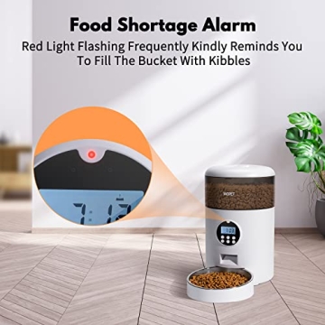 WOPET Automatic Cat Feeder for Timely Feedings