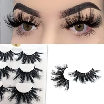 MIKIWI 25mm Faux Mink Lashes for Dramatic Volume