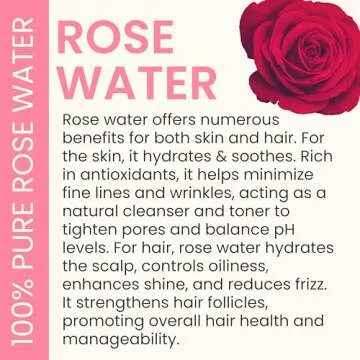 Rose Water Facial Toner - 32oz Bulk Alcohol-Free Vegan All Natural Refreshing for Face and Hair - Uplifts, Calming & Soothing for All Skin Types
