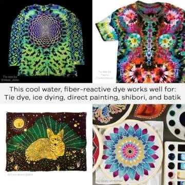 Jacquard Procion Tie Dye Powder Jet Black 2/3oz Jar - Powder Dye for Tie Dye - Permanent & Washfast Powder Tie Dye - Use as Ice Tie Dye Powder, Cold Water Dye for Fabric & Clothing Dye