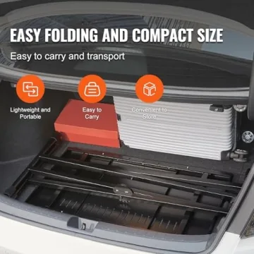 VEVOR Adjustable DJ Table Stand - Portable & Lightweight