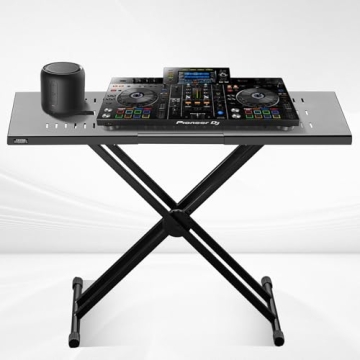 VEVOR Adjustable DJ Table Stand - Portable & Lightweight