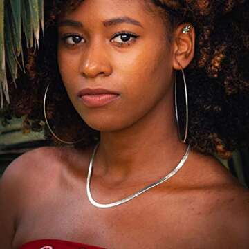 Simple & Elegant Silver Chain Choker Necklace for Daily Wear