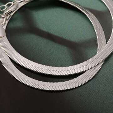 Simple & Elegant Silver Chain Choker Necklace for Daily Wear