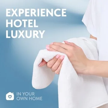 Luxury White Hand Towels - Soft 100% Turkish Cotton Set of 6