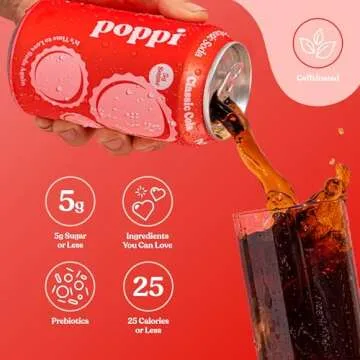 Poppi Sparkling Prebiotic Soda with Apple Cider Vinegar