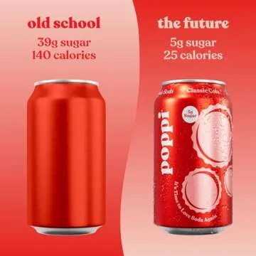 Poppi Sparkling Prebiotic Soda with Apple Cider Vinegar