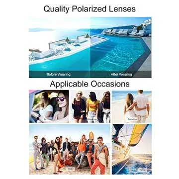 Stylish Polarized Sunglasses for Women | Retro Round Shades