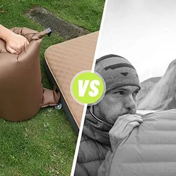 Vaneventi Double Self-Inflating Camping Mattress for Comfort