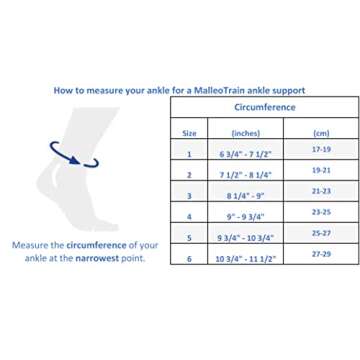 Bauerfeind - MalleoTrain - Ankle Support Brace - Helps Stabilize the Ankle Muscles and Joints For Injury Healing and Pain Relief - Right Foot - Size 2 - Color Beige