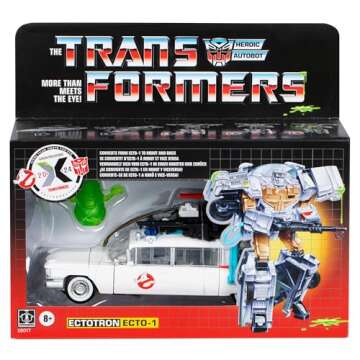 Hasbro Transformers Generations Ghostbusters 2019 Heroic Autobot Ecto-1 Ectotron Figure