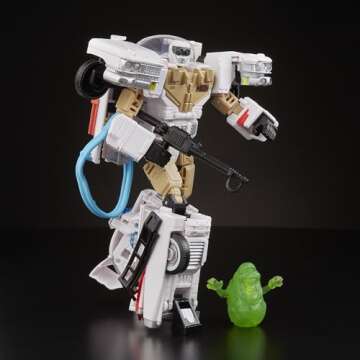 Hasbro Transformers Generations Ghostbusters 2019 Heroic Autobot Ecto-1 Ectotron Figure