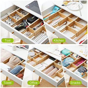 Bamboo Drawer Dividers for Ultimate Organization