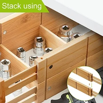 Bamboo Drawer Dividers for Ultimate Organization