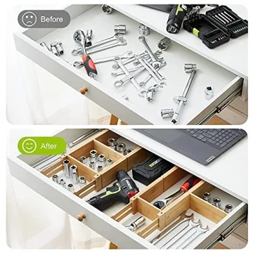 Bamboo Drawer Dividers for Ultimate Organization