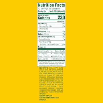 belVita Cinnamon Brown Sugar Breakfast Biscuits, Value Pack, 12 Packs (4 Biscuits Per Pack)