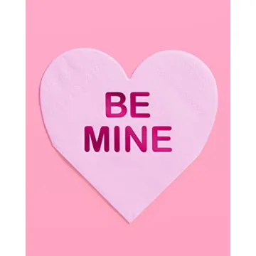 xo, Fetti Heart Napkins for Valentine's Day Celebrations
