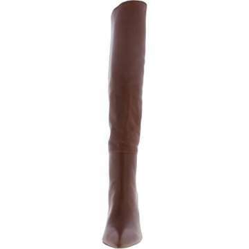 Steve Madden Showbiz Fashion Boot for Women - Cognac Leather