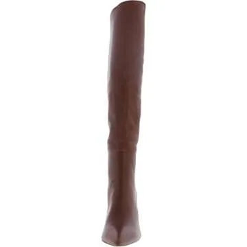 Steve Madden Showbiz Fashion Boot for Women - Cognac Leather