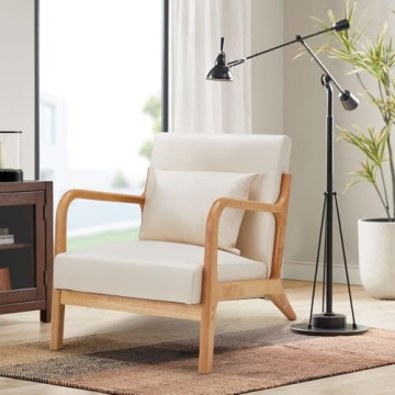 Esright Accent Chair Sturdy Modern Design for Home Comfort