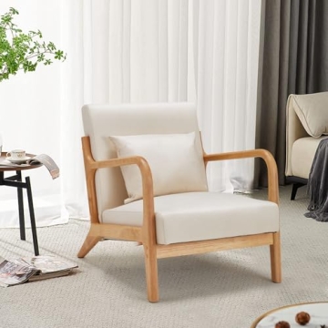 Esright Accent Chair Sturdy Modern Design for Home Comfort
