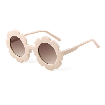ADE WU Kids Flower Sunglasses UV400 Protection Stylish