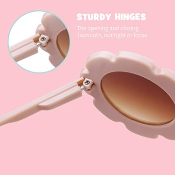 ADE WU Kids Flower Sunglasses UV400 Protection Stylish