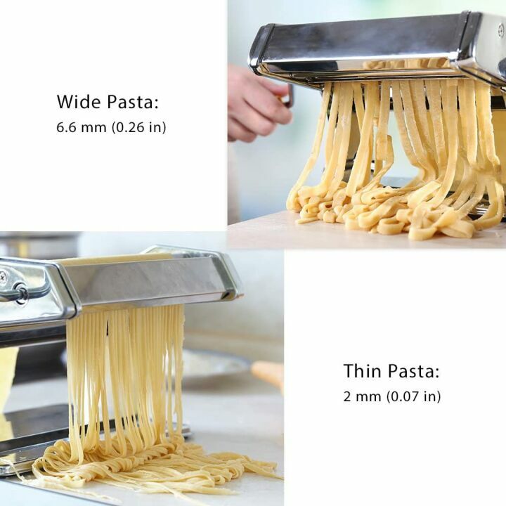 ISILER Adjustable Pasta Machine for Homemade Noodles
