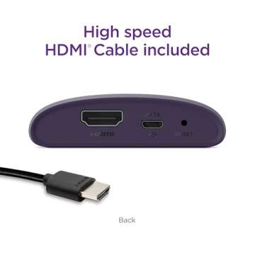 Roku LE HD Streaming Media Player Wi-Fi Enabled with High Speed HDMI Cable and Simple Remote (Renewed)