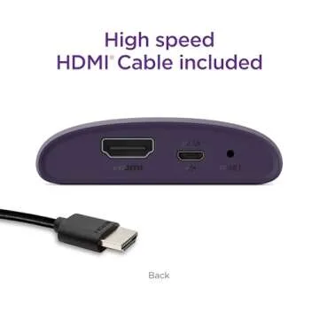 Roku LE HD Streaming Media Player Wi-Fi Enabled with High Speed HDMI Cable and Simple Remote (Renewed)