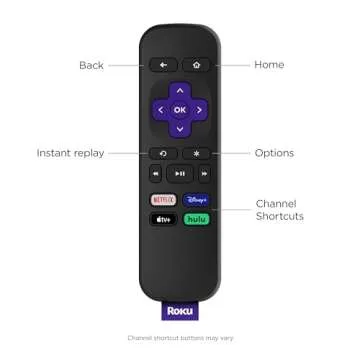 Roku LE HD Streaming Media Player Wi-Fi Enabled with High Speed HDMI Cable and Simple Remote (Renewed)