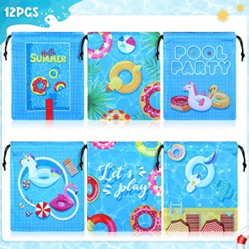 12 Vibrant Pool Party Bags for Kids' Summer Fun