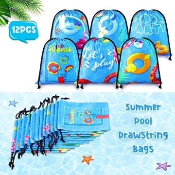 12 Vibrant Pool Party Bags for Kids' Summer Fun
