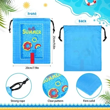 12 Vibrant Pool Party Bags for Kids' Summer Fun