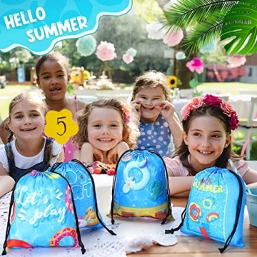 12 Vibrant Pool Party Bags for Kids' Summer Fun