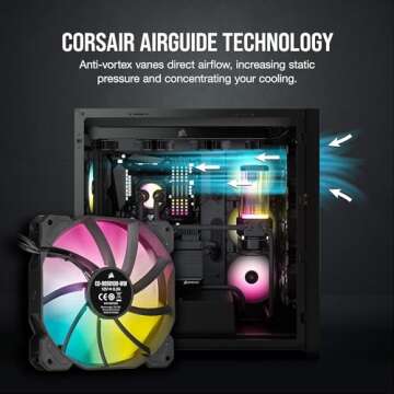 CORSAIR iCUE SP120 RGB Elite Performance 120mm PWM Single Fan