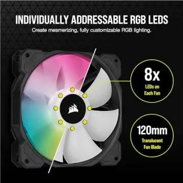 CORSAIR iCUE SP120 RGB Elite Performance 120mm PWM Single Fan
