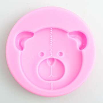 yqhtwtku Bear Silicone Mold - Fun Bear Shape for Desserts