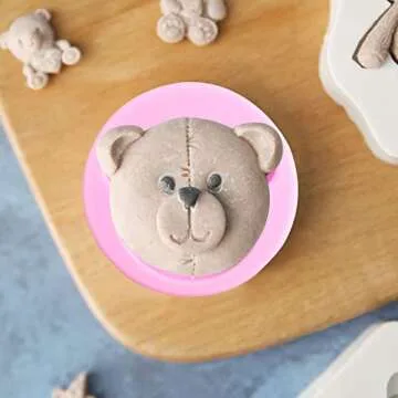 yqhtwtku Bear Silicone Mold for Fun and Easy Baking