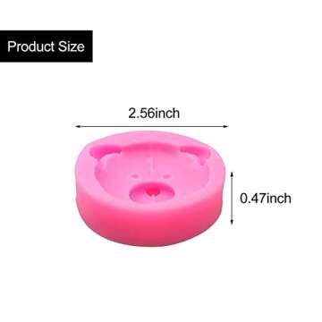 yqhtwtku Bear Silicone Mold for Fun and Easy Baking