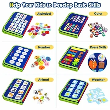 Winblo Toddler Busy Board - Fun Educational Toy for Kids