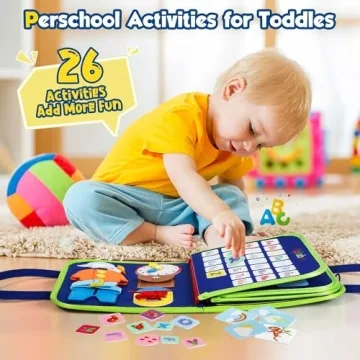 Winblo Toddler Busy Board - Fun Educational Toy for Kids