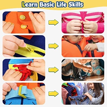 Winblo Toddler Busy Board - Fun Educational Toy for Kids