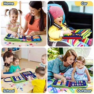 Winblo Toddler Busy Board - Fun Educational Toy for Kids
